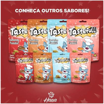 Imagem de Hana Tastefull Nuggets Para Gatos Salmão Grelhado 150g Kit 10 un