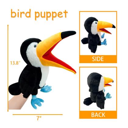 Imagem de Hand Puppet é um bicho de pelúcia Toucan Puppet para crianças