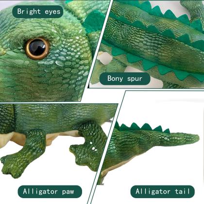 Imagem de Hand Puppet ou crocodilo com boca móvel para crianças