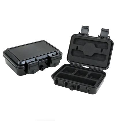 Imagem de Hard Case Plástico p/ Microfone Sistema Sem Fio Rode Wireless Go,Synco,DJI Mic,Preto
