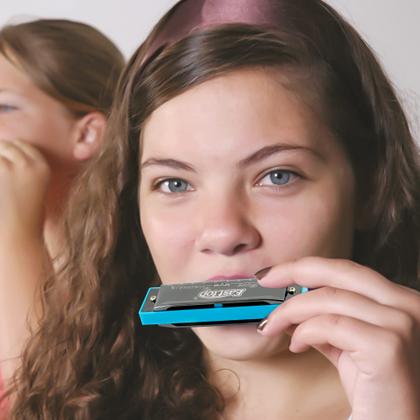 Imagem de Harmonica East top Blues Diatonic 10 Holes C Key para iniciantes