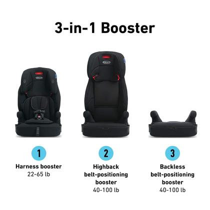 Imagem de Harness Booster Seat Graco Tranzitions 3 em 1 para criança