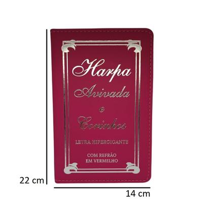 Imagem de Harpa avivada e corinhos  letra hipergigante  capa pink