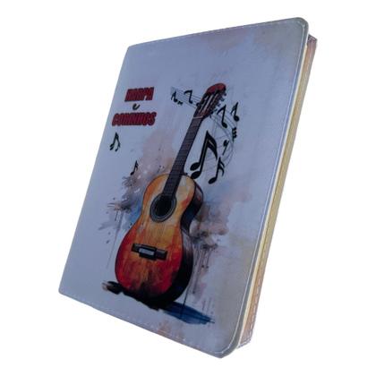 Imagem de Harpa e Corinhos Violão Letra gigante com refrão em vermelho