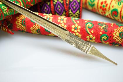 Imagem de Harpa judaica L'ATELIER DE em latão vietnamita Harpas hmong tamanho M