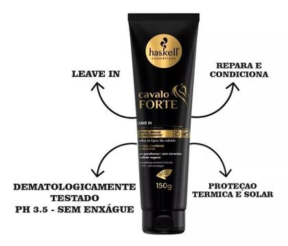 Imagem de Haskell Cavalo Forte Força E Crescimento Kit Completo 300ml