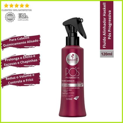Imagem de Haskell Cosméticos Leave In Pós Progressiva 120ml Efeito Liso