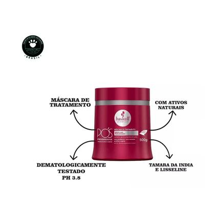 Imagem de Haskell Cosméticos Pós Progressiva 500ml Completo 4 Produtos