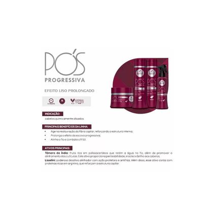 Imagem de Haskell Cosméticos Pós Progressiva 500ml Completo 4 Produtos