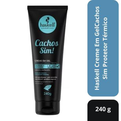 Imagem de Haskell Creme Em GelCachos Sim Protetor Térmico 240g