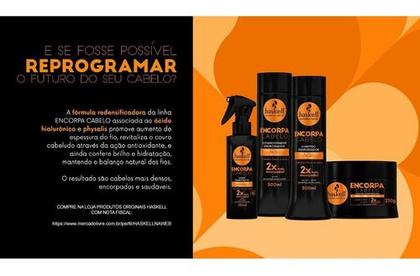 Imagem de Haskell Encorpa Cabelo Engrossador 4 Itens 300ml - Recupera Cabelos Finos e Ralos