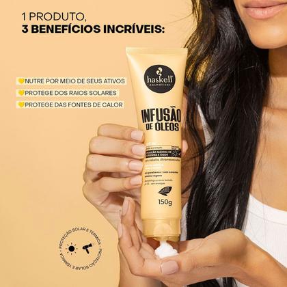 Imagem de Haskell Infusão de Óleos  Leave-in Capilar 150g