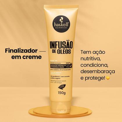 Imagem de Haskell Infusão de Óleos  Leave-in Capilar 150g