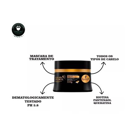 Imagem de Haskell Kit Cavalo Forte Cabelo Grande e Bonito 6 Itens P