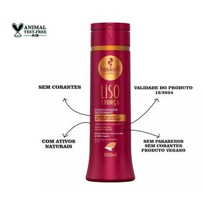 Imagem de Haskell Liso Perfeito e Sem Frizz Kit Completo 4 Produtos P