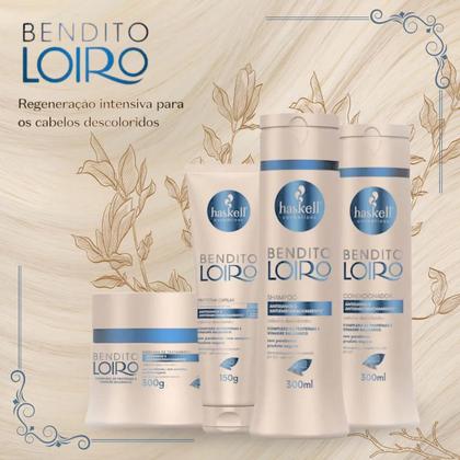 Imagem de Haskell Matizador + Bendito Loiro 4 Itens + Kit de Aplicação