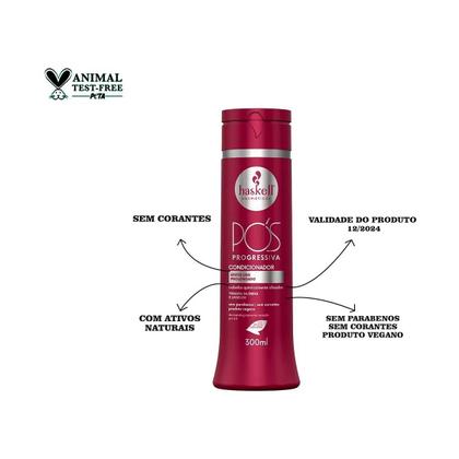Imagem de Haskell Pós Progressiva Shampoo + Condicionador 300ml