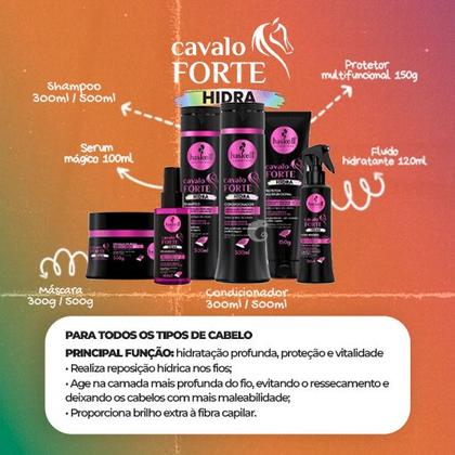 Imagem de Haskell Shampoo Cavalo Forte Hidra 300ml