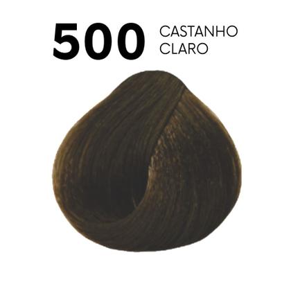 Imagem de Haskell Tons Castanhos Kit  Tonalizante + Tratamento pós + Emulsão + Luvas + Folheto