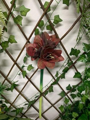 Imagem de Haste de amarílis de silicone, 3 flores, 58 cm/flores arranjos/decoração/enfeite flor/arranjo