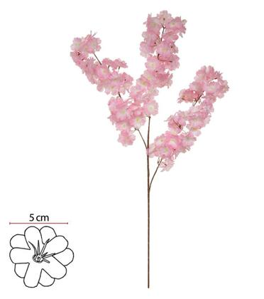 Imagem de HASTE FLOR CEREJEIRA DECORATIVO (ROSA) 95cm