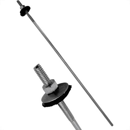 Imagem de Haste Para Telha Toralf 1/4'' X 450Mm Com Kit Vedacao Pacote Com 25 Pecas