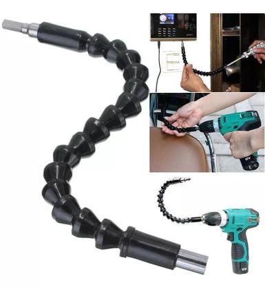 Imagem de Haste Prolongador Extensor Flexivel Furadeira Parafusadeira