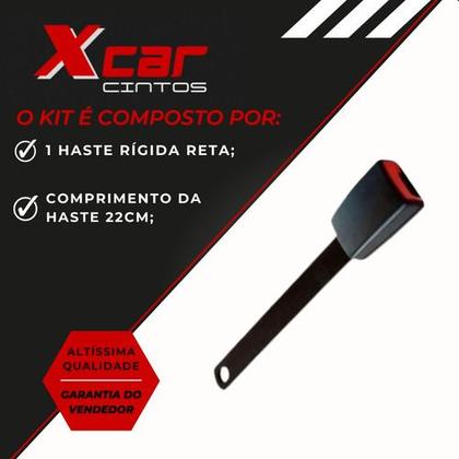 Imagem de Haste Rígida Reta 22cm Cinto De Segurança Parte Fêmea
