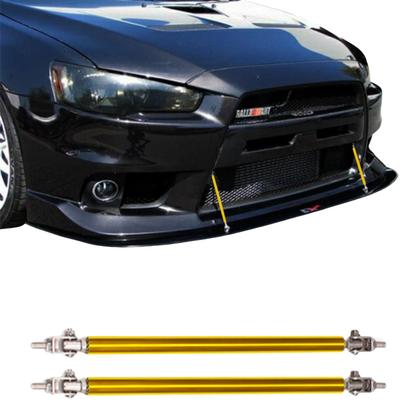 Imagem de Haste Spoiler Amarelo Lip Skirt Universal 20cm Suporte Saia