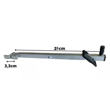 Imagem de Haste tubular frontal puxador janela maxim-ar 25cm preto