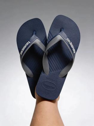 Imagem de Havaianas Chinelo Masculino Dual FC Marinho Original  Conforto Verão