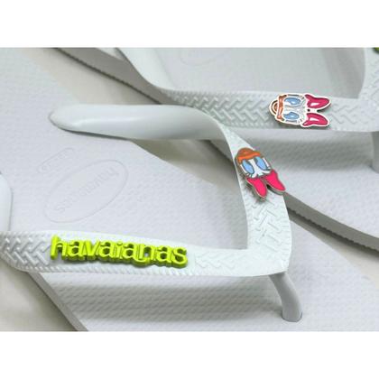 Imagem de Havaianas Top Personalizado + Placa Logo + Pingente Margarida