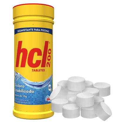 Imagem de HCL 200 Tricloro Estabilizado Tablete 10g Com 80 Un Hidroall