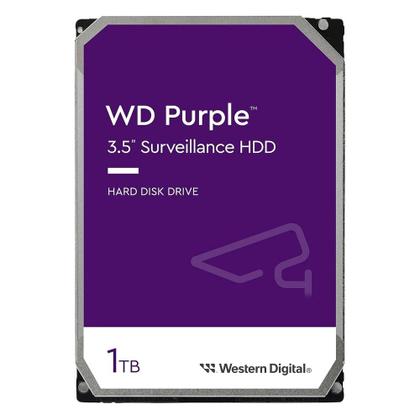 Imagem de HD 1TB Western Digital WD Purple Surveillance Sata III 6GB/s 5400RPM Cache 64MB 3.5Pol WD11PURZ