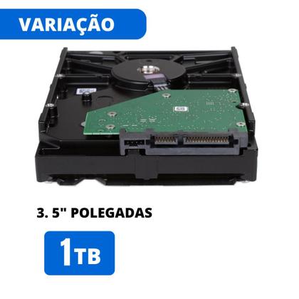 Imagem de HD 500GB a 1TB SATA 3.5 PC, DVR, DESK Pronto para Usar Disco Rígido Interno com NF e Garantia