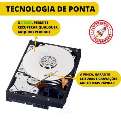Imagem de HD 500GB SATA 3.5 PC, DVR, DESK Pronto para Usar Disco Rígido Interno com NF e Garantia