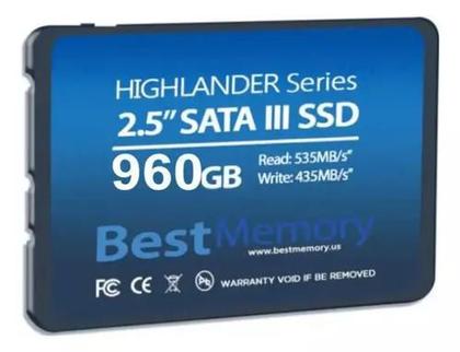 Imagem de Hd Best Memory Highlander 960gb Sata  Leitura 535 S960