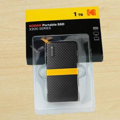 Imagem de Hd externo 256gb serie x200 kodak - preto