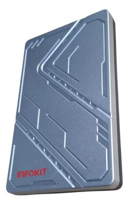 Imagem de Hd Externo Portátil 500gb Usb C 3.1 Infokit Com Led Ecase-352 Prata