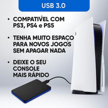 Imagem de HD Externo Portátil 500GB Western Digital Black Gamer USB 3.0 para Notebook