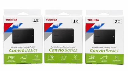 Imagem de HD Externo Portátil Toshiba Canvio 1TB / 2TB / 4TB preto