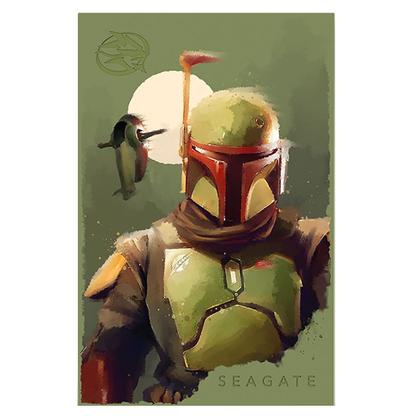 Imagem de HD Externo Seagate 2TB Firecuda Gaming Star Wars Boba Fett 2.5" RGB STKL2000406 - Verde