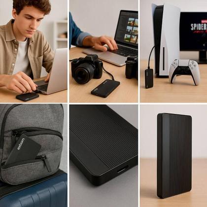 Imagem de Hd Externo Slimvault Portátil 500gb Usb Alta Velocidade
