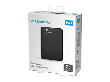 Imagem de HD Externo Western Digital Elements 2TB USB 3.0 2,5