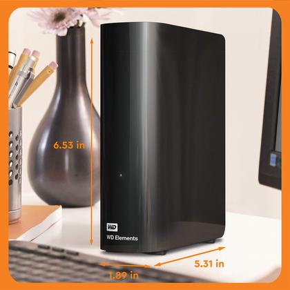 Imagem de HD Externo Western Digital Elements 6TB - USB 3.0