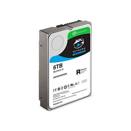 Imagem de HD Interno Seagate SkyHawk 6TB ST6000VX001, 3.5”, SATA III 6Gb/s, 5400 RPM, 256MB Cache, Cinza