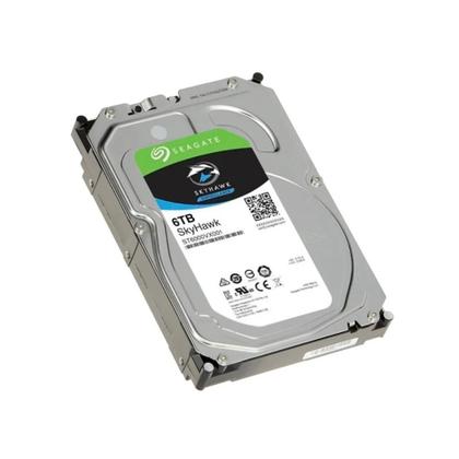 Imagem de HD Interno Seagate SkyHawk 6TB ST6000VX001, 3.5”, SATA III 6Gb/s, 5400 RPM, 256MB Cache, Cinza