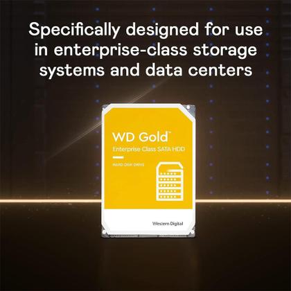 Imagem de HD Interno WD Gold Enterprise Class, 10TB, 7200 RPM, 3.5, SATA - WD102KRYZ