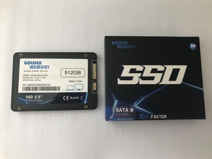 Imagem de Hd Ssd 512gb Golden Memory Sata 3 6gbps 2,5"