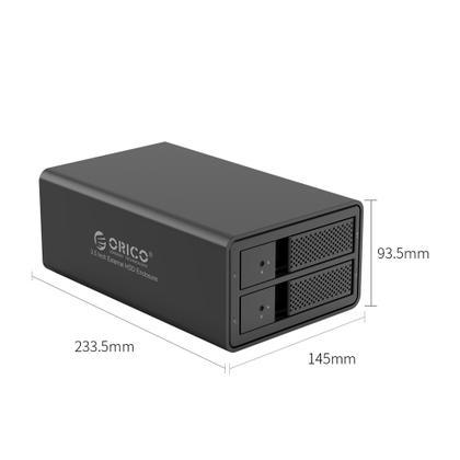 Imagem de HD Storage 2 Baias - USB3.0 5Gbps - 9528U3-Preto